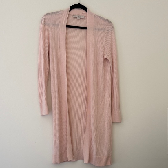 Loft Long Ribbed Cardigan - Picture 1 of 6